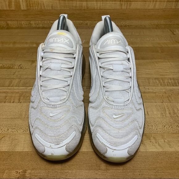 NIKE AIR MAX 720 AR9293-101 PLATINUM WHITE 7.5 - Picture 3 of 8
